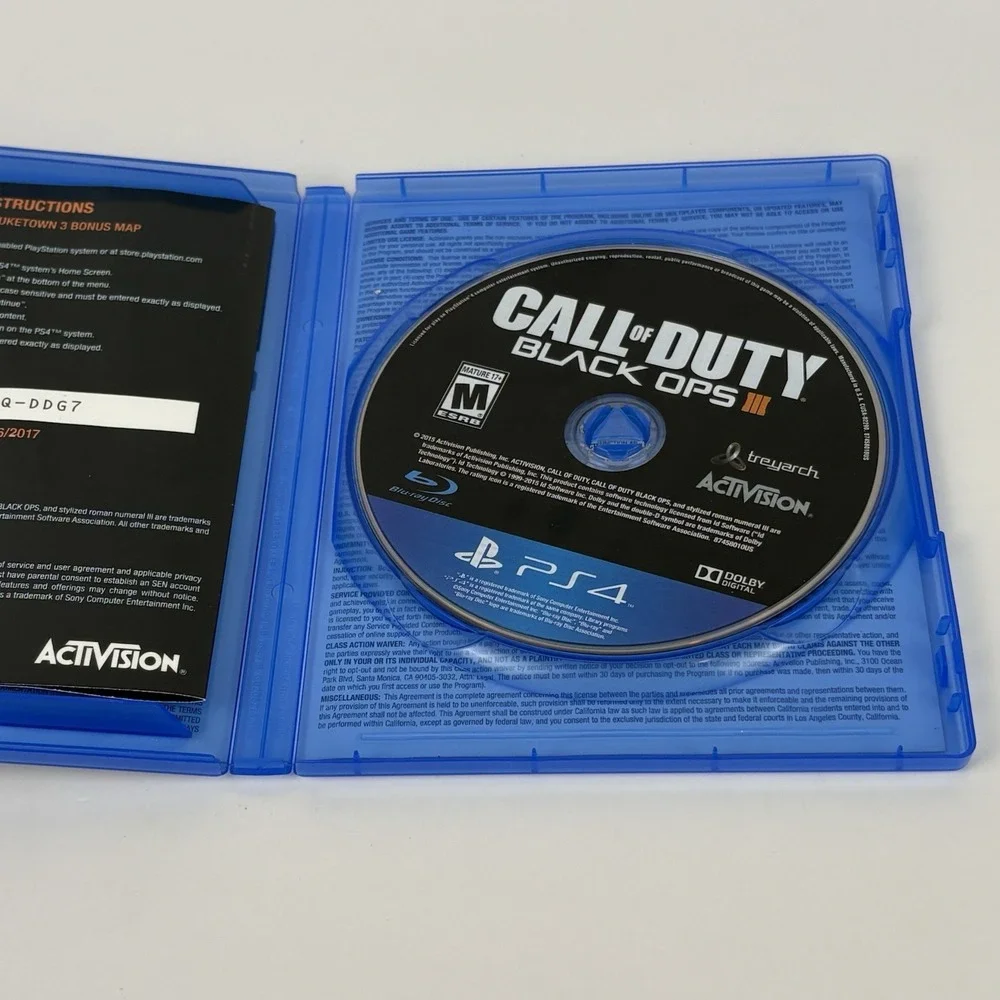 Call Of Duty Black Ops 3 III PlayStation 4 PS4 Video Game